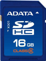 A-data SDHC 16GB class6 (ASDH16GCL6-R)